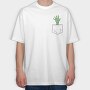 Zombie Hand Pocket, Tricou Oversize Barbati (Unisex)