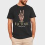 Peace Victory Never Give Up, Tricou Barbati (Unisex)