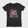 Books Stack Fall, Tricou Femei