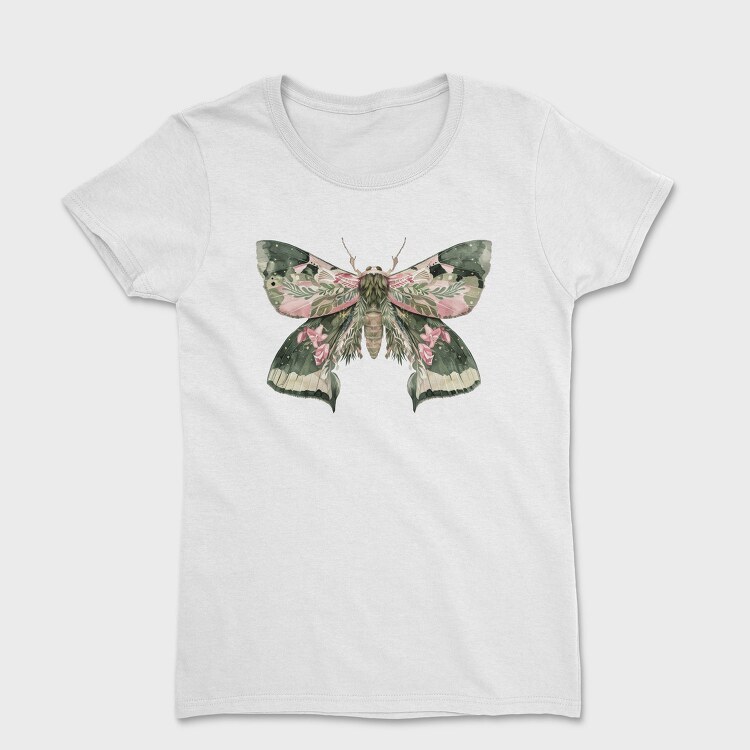 Boho Moon Blossom, Tricou Femei