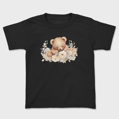 Boho Teddy Flowers, Tricou Copii