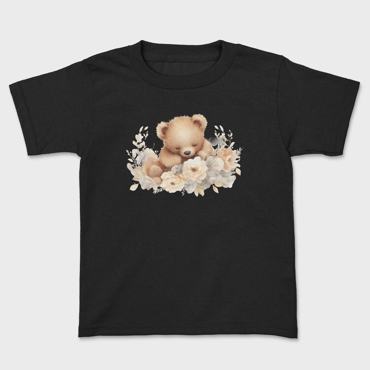 Boho Teddy Flowers, Tricou Copii