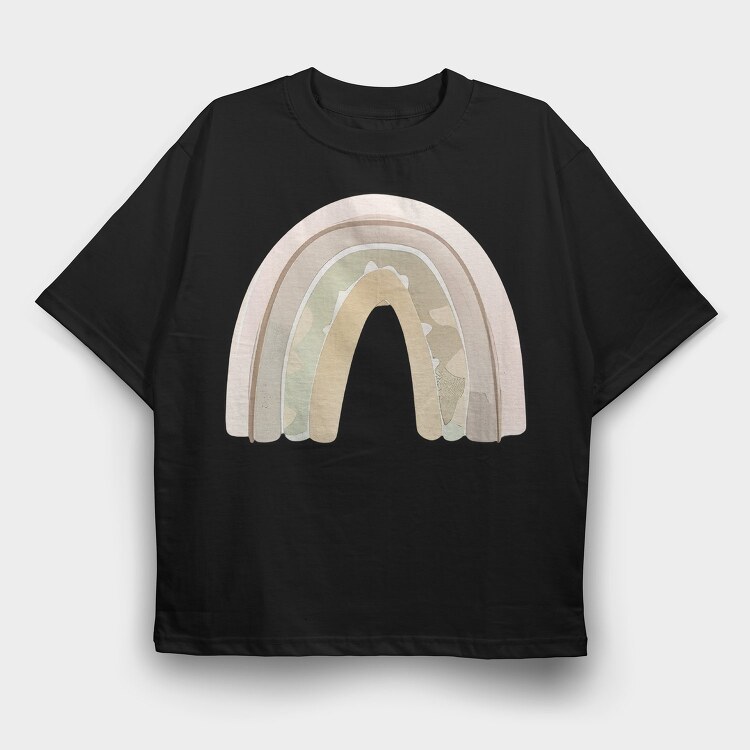 Boho Rainbow Archive, Tricou Oversize Barbati (Unisex)