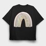 Boho Rainbow Archive, Tricou Oversize Barbati (Unisex)