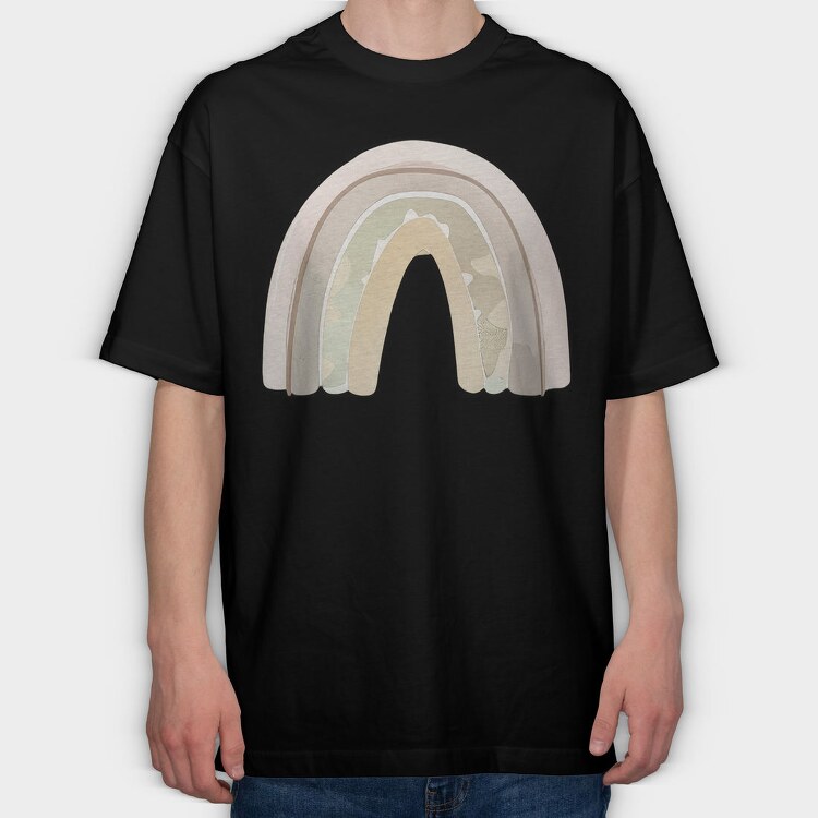 Boho Rainbow Archive, Tricou Oversize Barbati (Unisex)