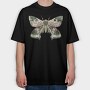 Boho Moon Blossom, Tricou Oversize Barbati (Unisex)