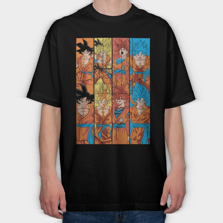 Dragon Ball Z 89, Tricou Oversize Barbati (Unisex)