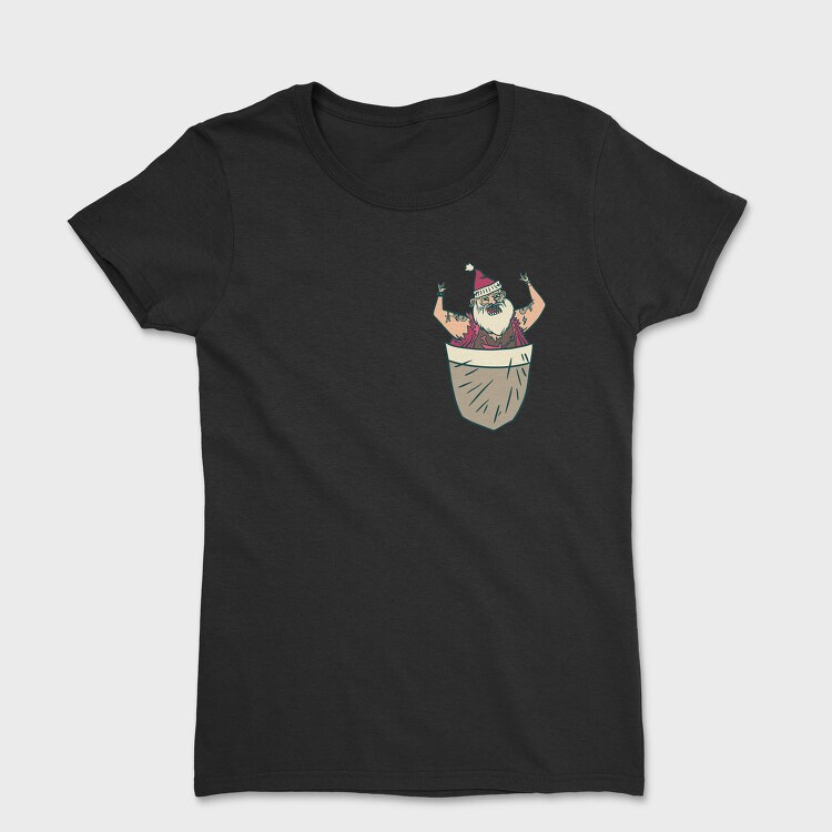 Santa Pocket, Tricou Femei