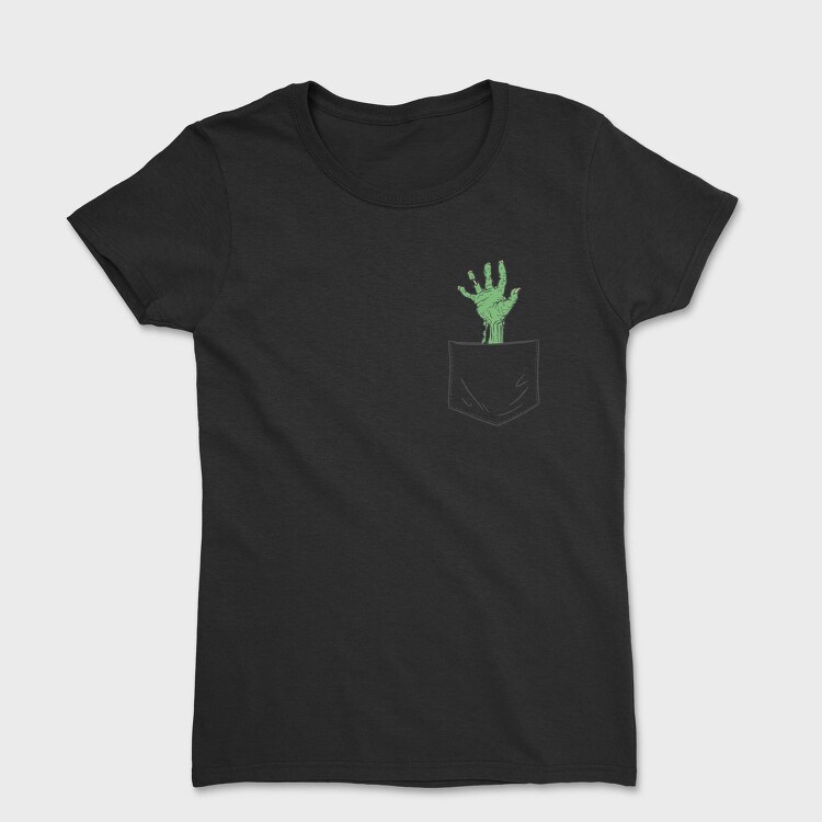 Zombie Hand Pocket, Tricou Femei