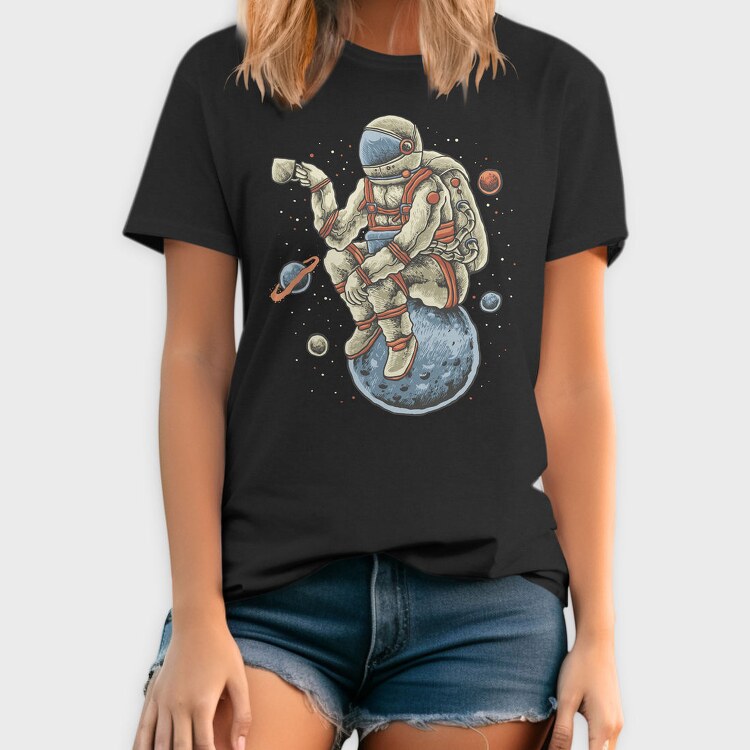 Astronaut Coffee Dreams, Tricou Barbati (Unisex)