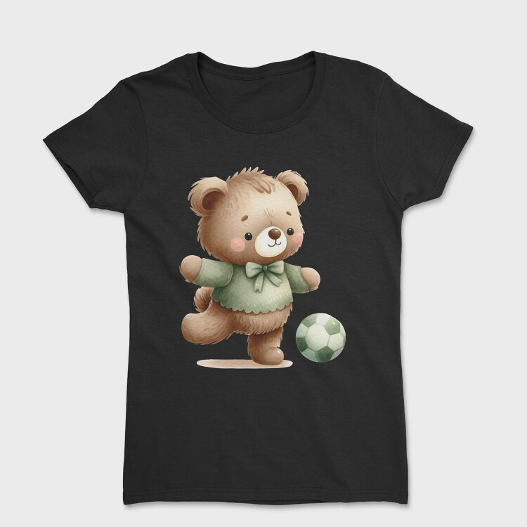 Boho Teddy Football, Tricou Femei