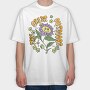 Sunflower Vibes, Tricou Oversize Barbati (Unisex)
