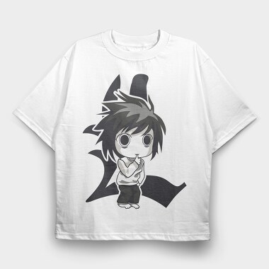 Funko Anime Death Note, Tricou Oversize Barbati (Unisex)