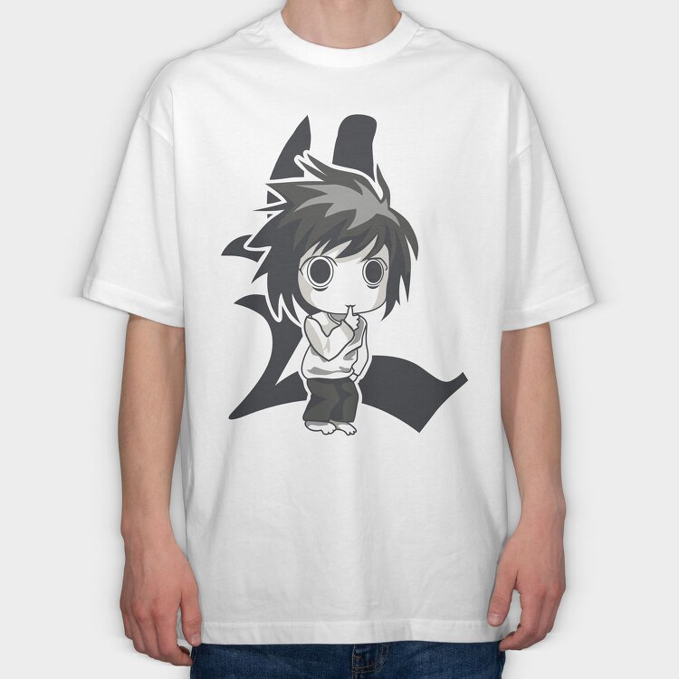Funko Anime Death Note, Tricou Oversize Barbati (Unisex)
