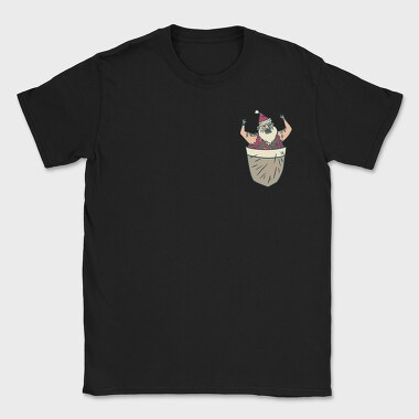 Santa Pocket, Tricou Barbati (Unisex)
