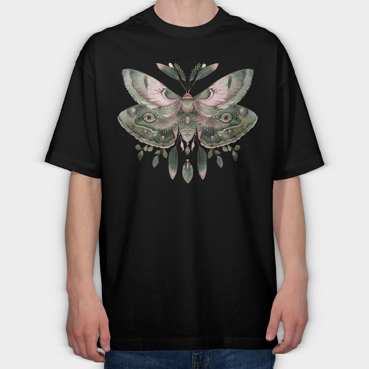 Boho Moon Fantasy, Tricou Oversize Barbati (Unisex)