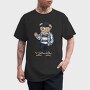 Skateboarding Teddy Bear, Tricou Barbati (Unisex)