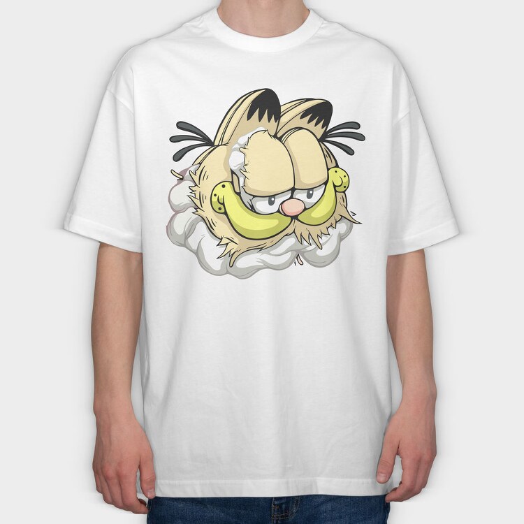 Garfields Grumpy Glam, Tricou Oversize Barbati (Unisex)