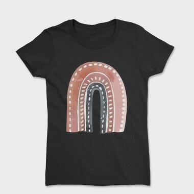 Boho Rainbow Clipart, Tricou Femei