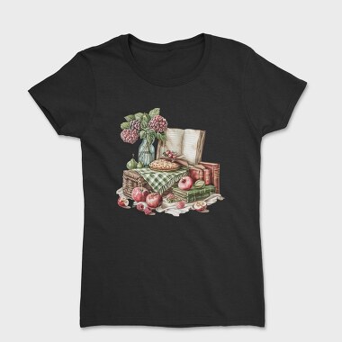 Books Apple Grapes, Tricou Femei