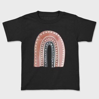 Boho Rainbow Clipart, Tricou Copii