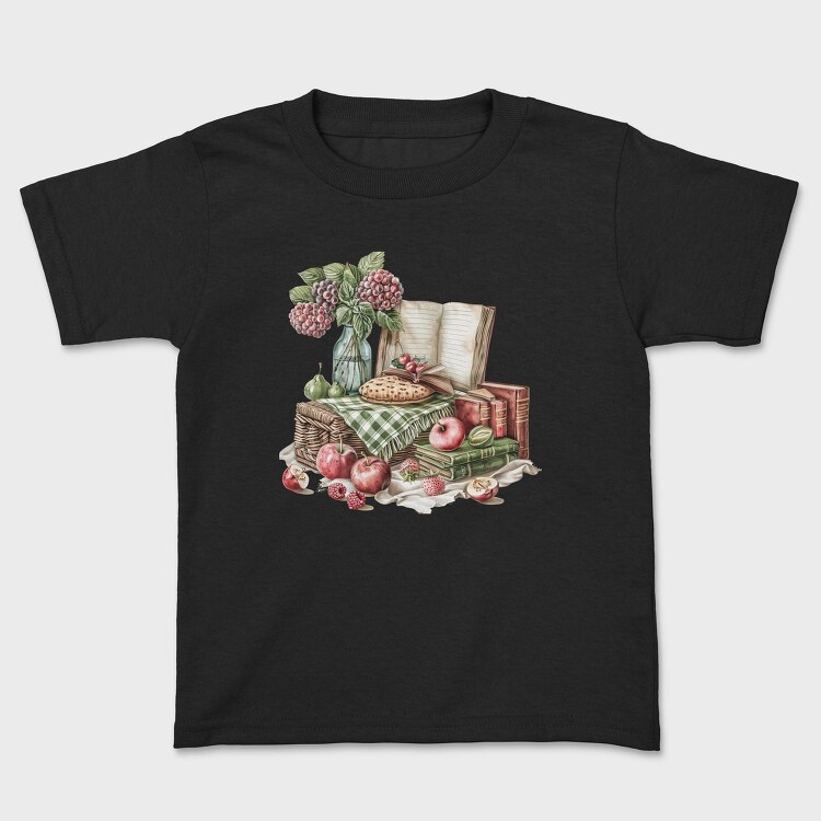 Books Apple Grapes, Tricou Copii