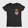 Vizsla Dog Pocket, Tricou Femei