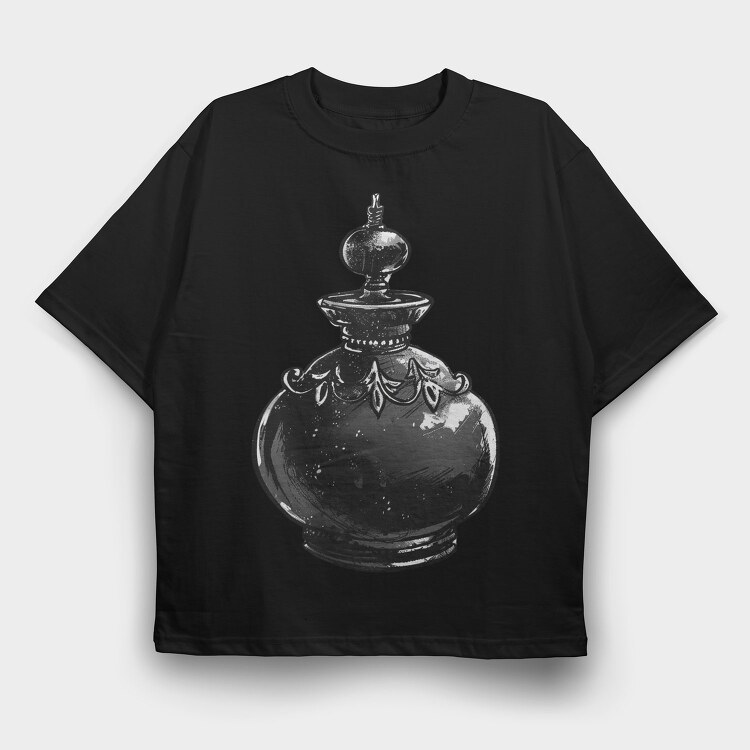 Bottle Gothic Mystery, Tricou Oversize Barbati (Unisex)
