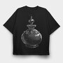 Bottle Gothic Mystery, Tricou Oversize Barbati (Unisex)