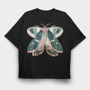 Boho Moon Mist, Tricou Oversize Barbati (Unisex)