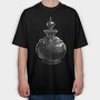 Bottle Gothic Mystery, Tricou Oversize Barbati (Unisex)