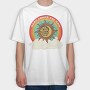 Sunshine Vibes, Tricou Oversize Barbati (Unisex)