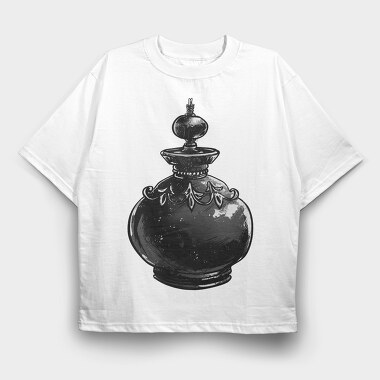 Bottle Gothic Mystery, Tricou Oversize Barbati (Unisex)