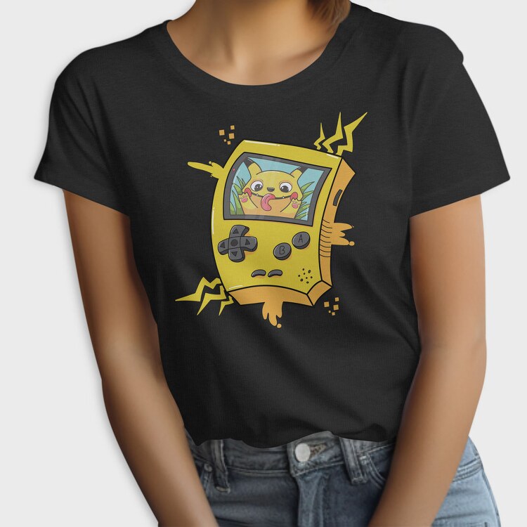 Pikachu Game Console, Tricou Femei