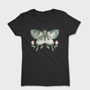 Boho Moon Moth, Tricou Femei
