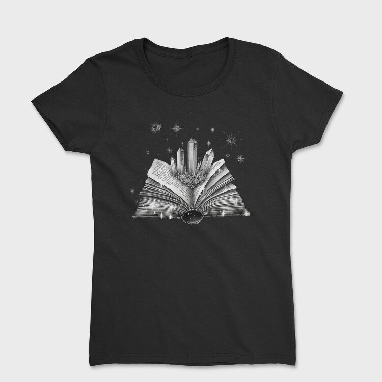 Book Crystals Stars, Tricou Femei
