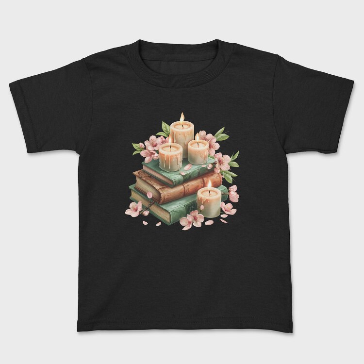 Books Candles Flowers, Tricou Copii