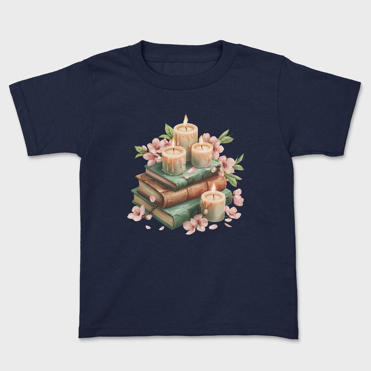 Books Candles Flowers, Tricou Copii