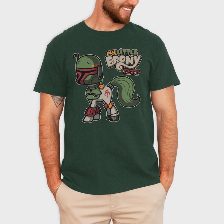 Boba Pony Fett, Tricou Barbati (Unisex)