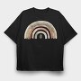 Boho Rainbow Magicbow, Tricou Oversize Barbati (Unisex)
