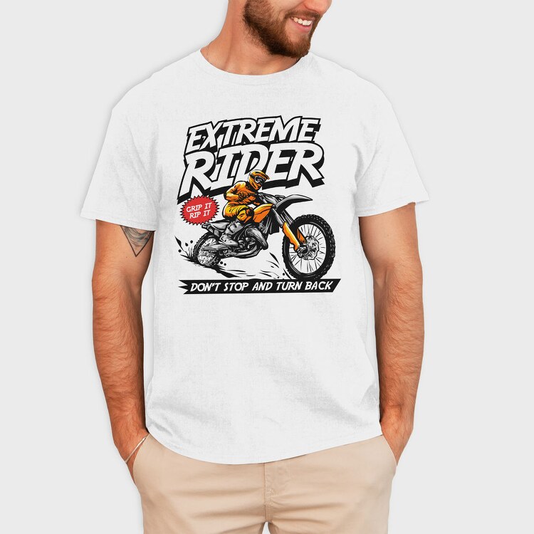 Extreme Rider Vibe, Tricou Barbati (Unisex)
