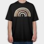 Boho Rainbow Magicbow, Tricou Oversize Barbati (Unisex)