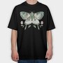 Boho Moon Moth, Tricou Oversize Barbati (Unisex)