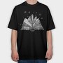 Book Crystals Stars, Tricou Oversize Barbati (Unisex)