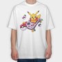 Pikachu Gameboy Adventure, Tricou Oversize Barbati (Unisex)