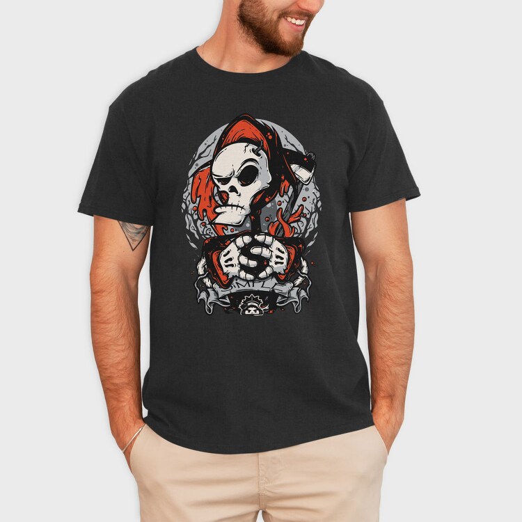 Grim Reapers Embrace, Tricou Barbati (Unisex)