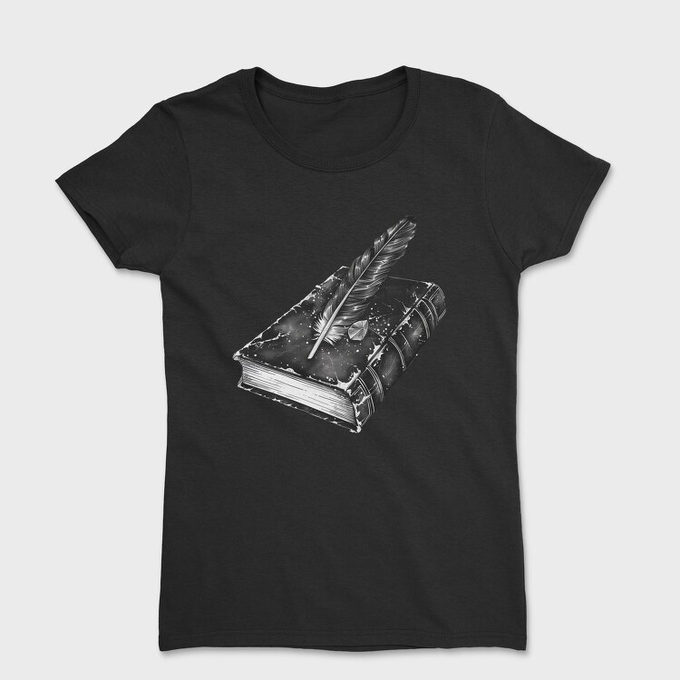Book Feather Gothic, Tricou Femei