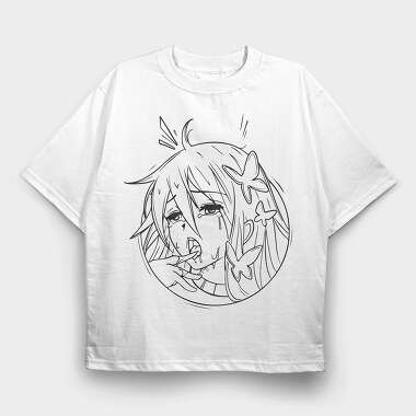 Hentai 14, Tricou Oversize Barbati (Unisex)