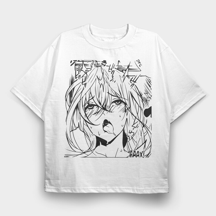 Hentai 16, Tricou Oversize Barbati (Unisex)