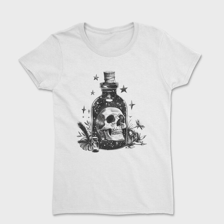 Bottle Skull Stars, Tricou Femei